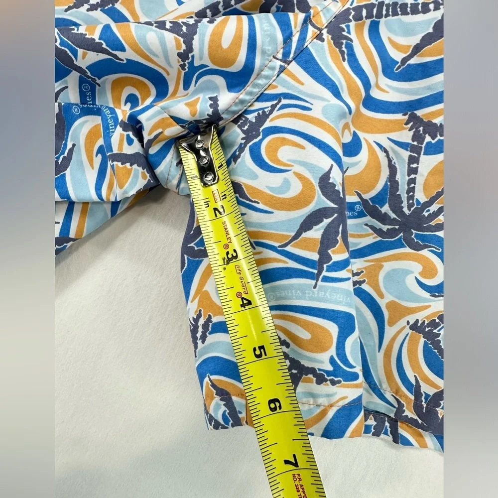 Vineyard Vines Swim Trunks Palm Trees & Waves Logo Mens Size‎ XL